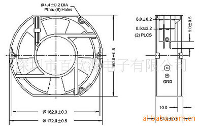 BA1725電焊機專用交流散熱風扇 廠家直銷，守護設備穩定運行
